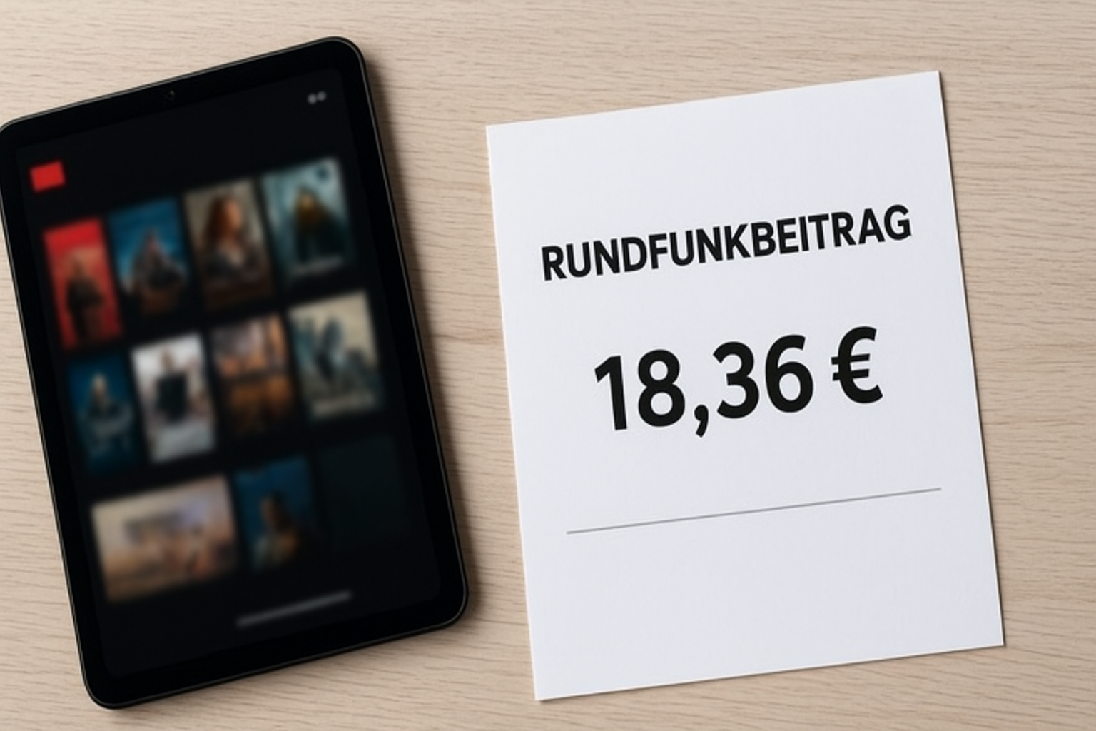 Ist die GEZ noch zeitgemäß - Symbolbild - KI